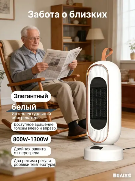 Настольный электрический портативный обогреватель