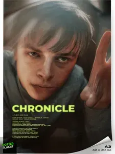 Постер Хроника, Chronicle (2012), по мотивам фильма, для интерьера, А3 (420х297 мм), Постер Плакат