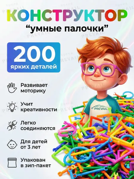 PREVAIL Конструктор палочки суставной развивающий