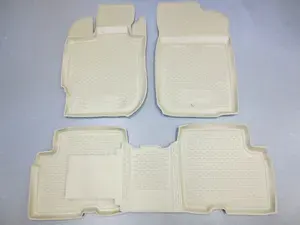 Коврики в салон Nissan Almera III (G15) 2012-2018. Цвет бежевый