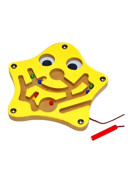 Wooden Toys Магнитный лабиринт с шариками. Развивающая игрушка