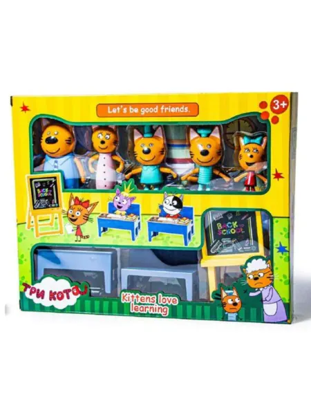 Игровые наборы детские Игровой набор Три кота-снова в школу