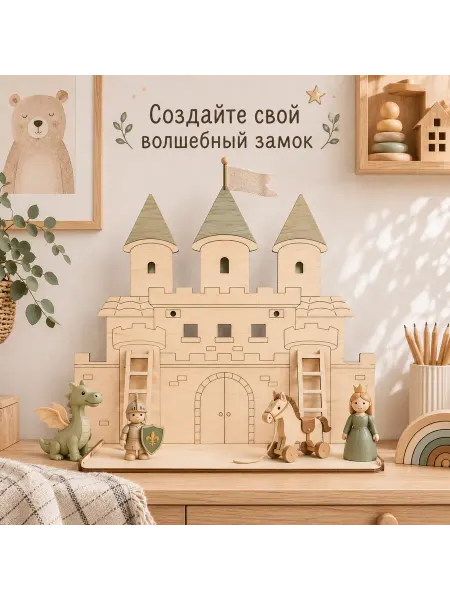 Полка-замок для творчества и декорирования