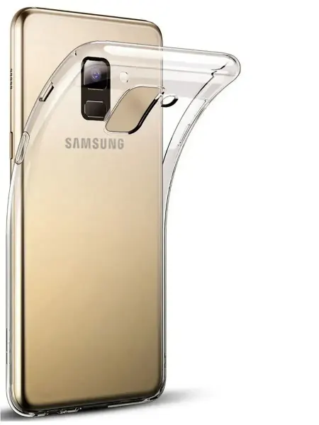 Rayzon market Чехол на Samsung Galaxy A6 2018 прозрачный cиликоновый