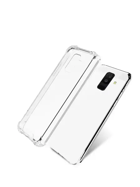 PrimeGadget Чехол на Samsung Galaxy A6+ J8 2018 прозрачный силиконовый
