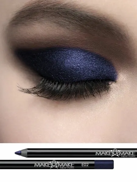 Подводка-тени-каял 24 часа, 3в1, MAKEUMAKE, южная ночь + точилка