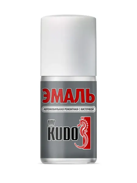 KUDO Эмаль автомобильная ремонтная с кисточкой Белый 202