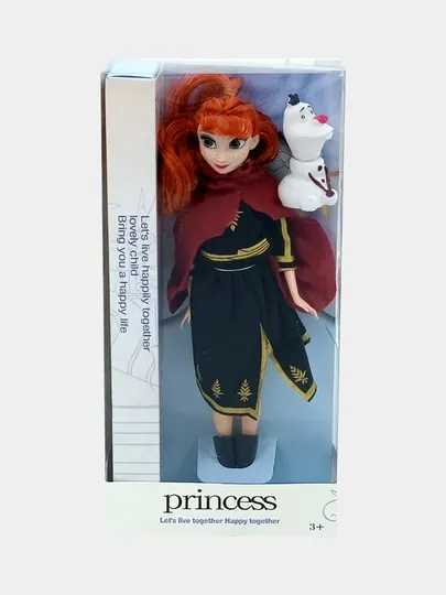 Кукла Little Princess 2020 в зимнем наряде со снеговиком