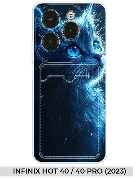 NOOTO Чехол с карманом на INFINIX HOT 40_40 PRO 2023