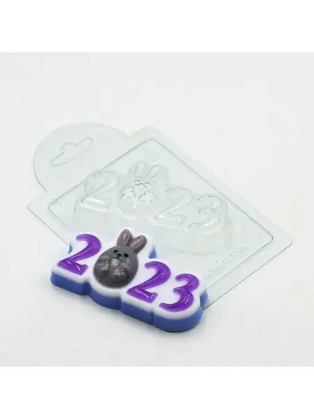 AnyMolds Пластиковая форма для мыла и шоколада 2023 с кроликом