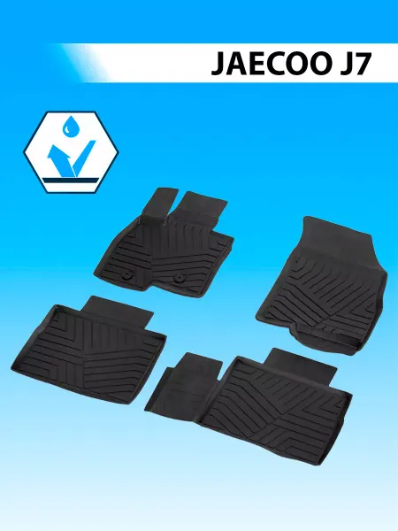 RIVAL Коврики в салон автомобиля для Jaecoo J7 2023-н.в, 4 части