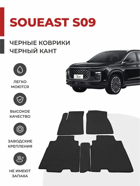 Eva profy Автомобильные коврики EVA в салон Soueast S09 4WD (2024-)