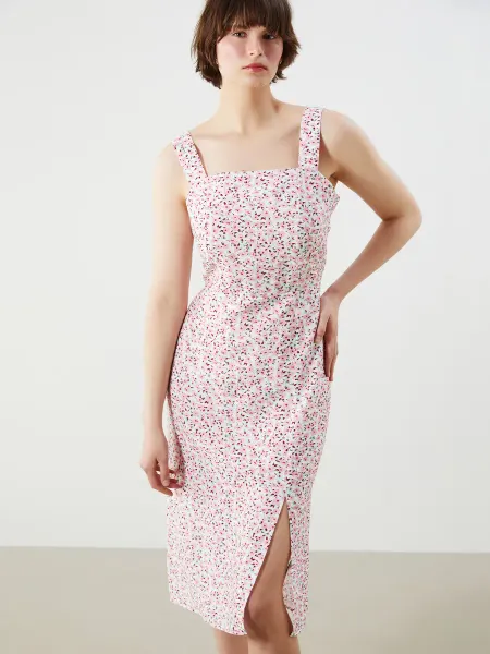 LC Waikiki Женский коралловый Платье женское