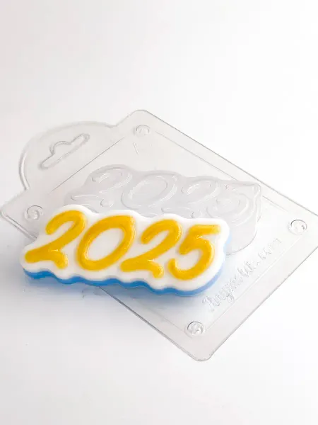 AnyMolds 2025 Новый год форма пластиковая для мыла