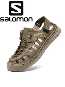 Сандалии Salomon 2025 Лето: Мужские сандалии для воды и вождения-противоскользящие, ультралегкие, защита пальцев