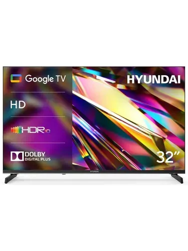 Hyundai Телевизор H-LED32BS5011 (2026) Google TV, HD, HDR10, HLG 32″ HD, черный