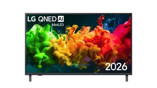 LG Телевизор 43QNED80B6B.ARUG (2026) 43″ 4K UHD, черный