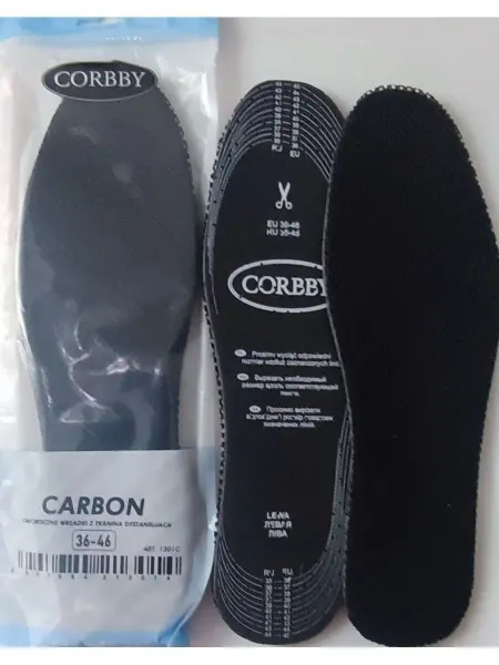 Corbby Стельки демисезонные СARBON вырезные