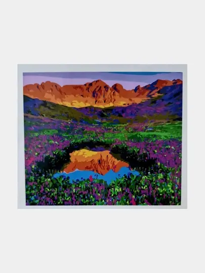 Алмазная мозаика на холсте с подрамником, 20×30 см