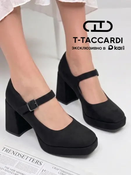 T.TACCARDI Туфли мэри джейн на каблуке вечерние