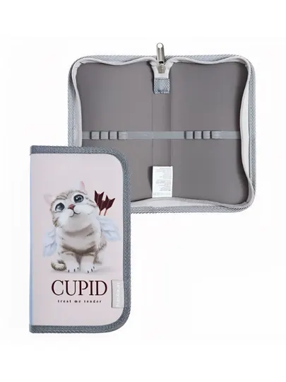 Пенал-книжка без наполнения "Cupid", 205х110x30 мм, ErichKrause