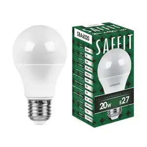 Лампа светодиодная SAFFIT SBA6020 Шар E27 20W 230V 6400K 55015