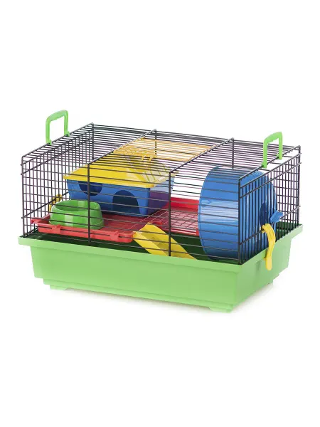 Inter-Zoo Клетка для хомяка, грызунов средняя G013 (36 х 24 х 21)