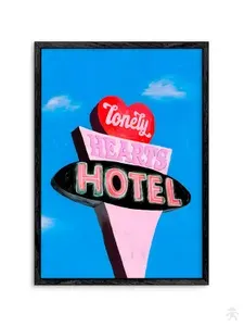 Постер "Lonely Hearts Hotel" формата А4 (21*30 см)