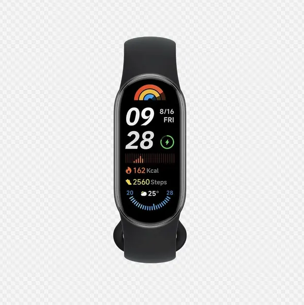 Фитнес-браслет Smart Band 9, AMOLED, LiIon, 21 день работы, черный