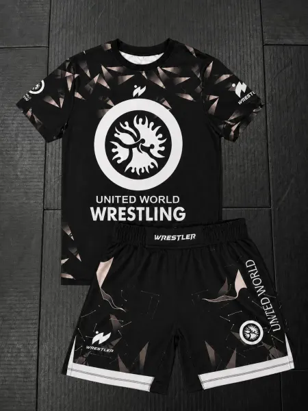 MMA Рашгард спортивный комплект 2в1 AMC для единоборств