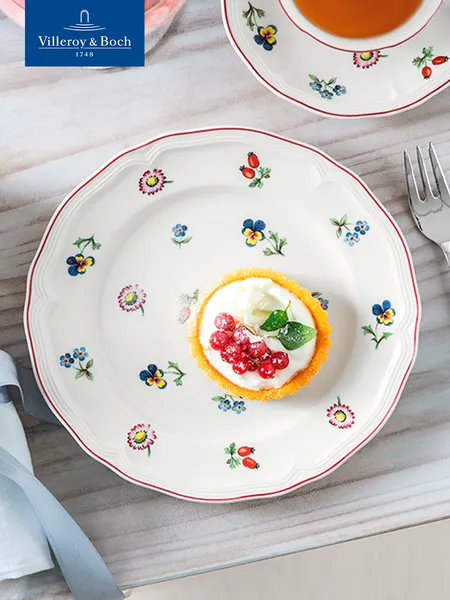 Villeroy & Boch Салатная тарелка 21 см, Petite Fleur, Премиум-Фарфор