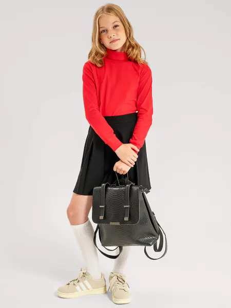 CLEVER WEAR Водолазка для девочек с горлом для школы