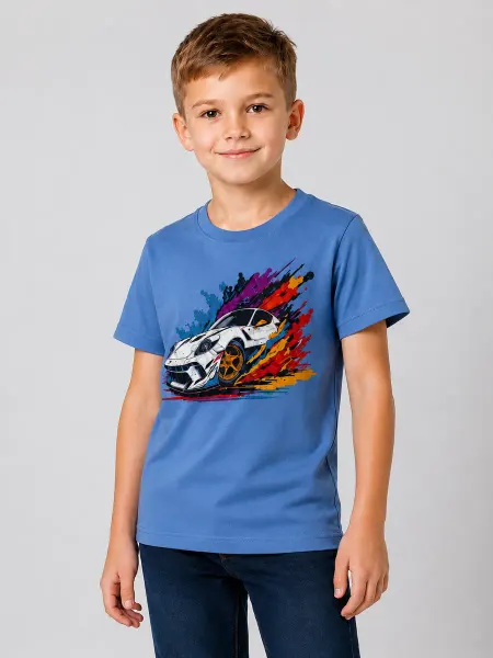 Hello kids футболка космос с космонавтом детская