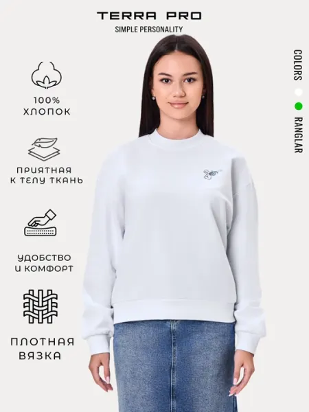 TERRA PRO Женский свитшот AW24WES - 21063