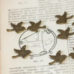 Кулон Подвеска металлическая 15 шт. для рукоделия / браслета / сережек, цв. античная бронза, 21х18х2 мм