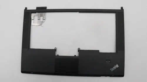 Верхняя панель клавиатуры (топкейс) для ноутбука Lenovo ThinkPad T420 / T420i (for FingerPrint) черная (04W1371), оригинал