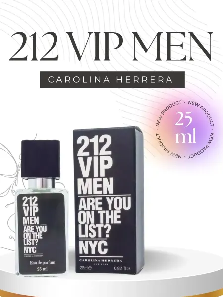 Духи Тестер 212 Вип Мен Carolina Herrera 25 мл