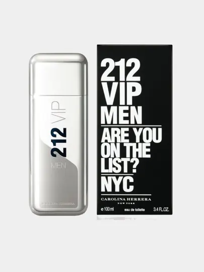 212 Vip Men, туалетная вода Carolina Herrera 212 Vip Men, 100 мл