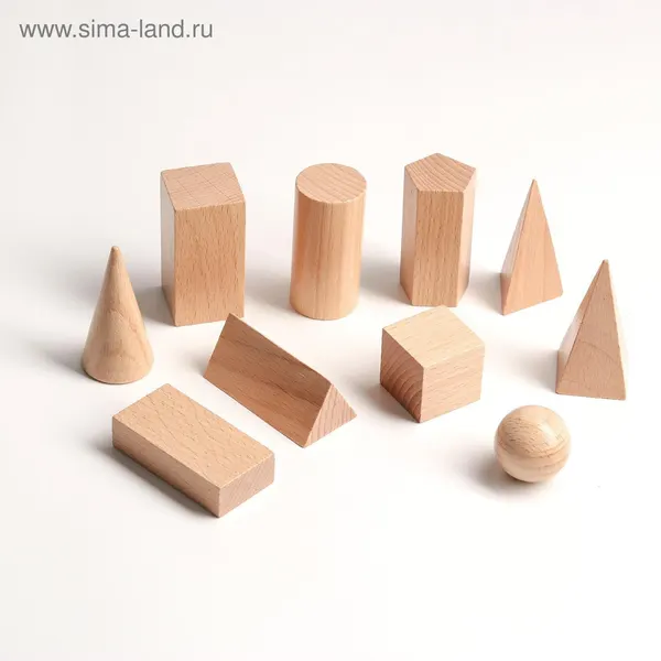 Конструктор деревянный "Классика", 10 деталей, 20х15х4 см