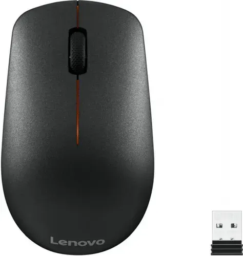 Мышь беспроводная Lenovo 400 черный оптическая 1200 dpi USB 3but (GY50R91293)