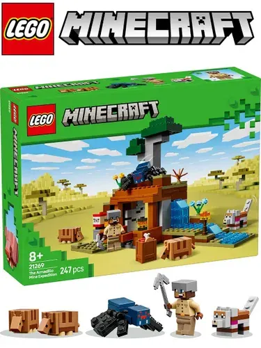 LEGO Конструктор Minecraft 21269 Экспедиция в шахту броненосцев