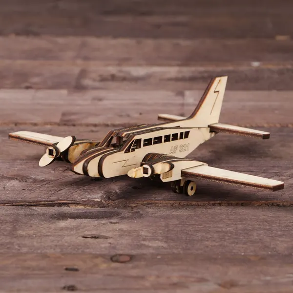 Деревянный конструктор. Cборная модель "Самолет. CESSNA"