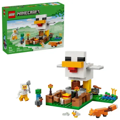 Конструктор LEGO Minecraft Куриная ферма, 21585