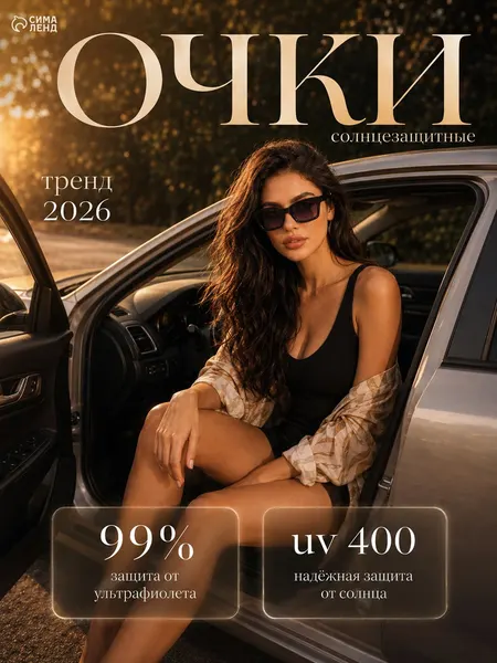 Очки солнцезащитные OneSun UV400, очки женские
