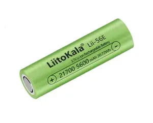 Аккумулятор 21700 Liitokala Lii-56E 5600mAh 3.7V / Li-ion 21700 Flat Top