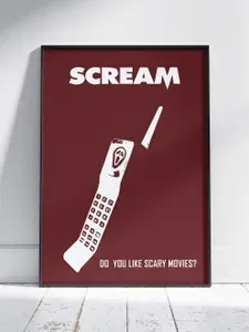 Плакат на стену для интерьера Крик Призрачное лицо (Scream 25) - Постер по фильму, кино, хоррору формата А4 (21x30 см)