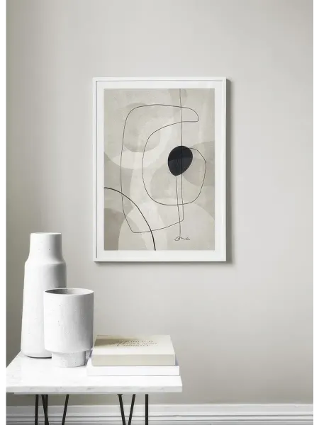 Onllyart Постер 21x30 Бежевая графика №1
