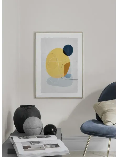 Onllyart Постер 21x30 Современный желтый №1