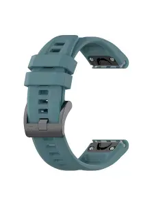 Ремешок для смарт-часов серии Garmin Fenix 5/6/7/8 серо-синий 22мм