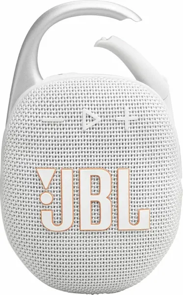 Портативная колонка JBL Clip 5, 7 Вт, белый, (JBLCLIP5WHT)